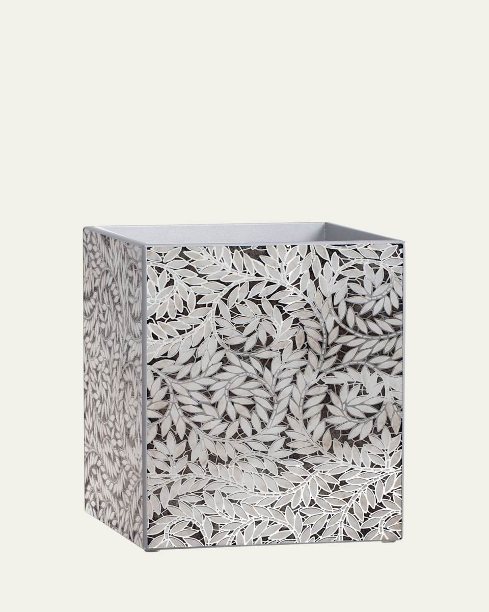 Willow Mirrored Wastebasket
